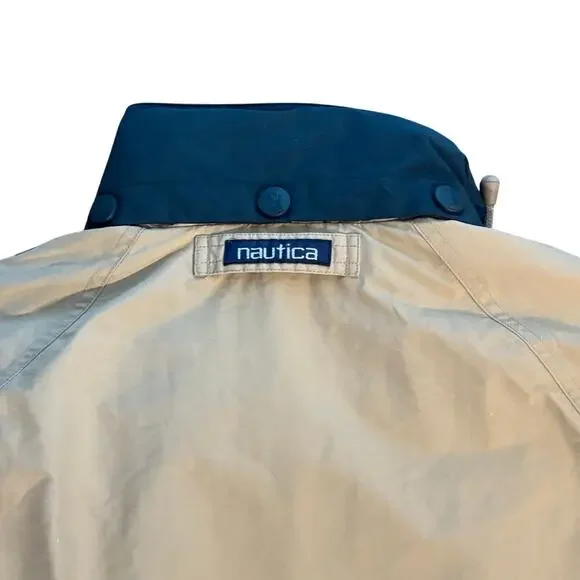 Nautica Challenge J-Class Sailing Brown Vintage 90’s Jacket Coat Men Size Small - Picture 11 of 11